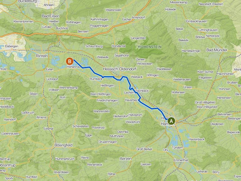 von Hameln nach Ahe Rinteln | Fahrradtour | Komoot